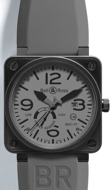 Bell & Ross Aviation BR 01-97 Commando Black PVD Steel - BR0197-COMMANDO replica watch